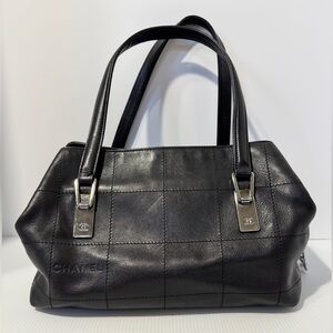 Chanel Lambskin Black Chocolate Bar Bag